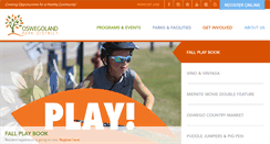 Desktop Screenshot of oswegolandparkdistrict.org